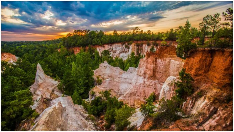 Providence Canyon in West Georgia